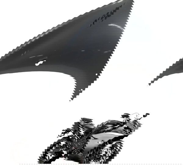 Carenagem Lateral Esq Yamaha Yzf R1 09-15 Original Preto