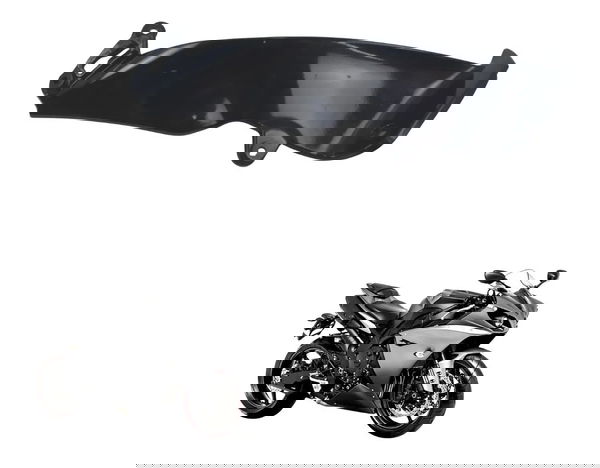 Carenagem Lateral Esquerda Yamaha Yzf R1 09-15 Original Preto