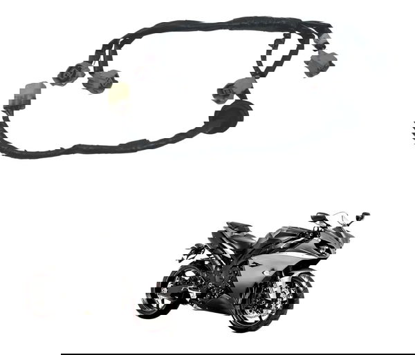 Chicote Injeção Alta Yamaha Yzf R1 09-15 Original Preto