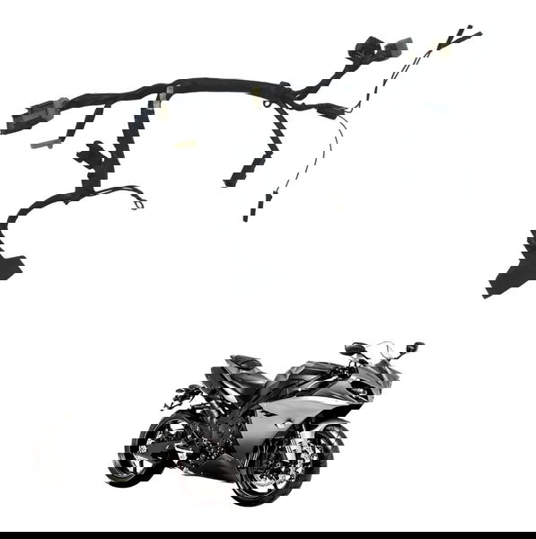 Chicote Farol Yamaha Yzf R1 09-15 Original