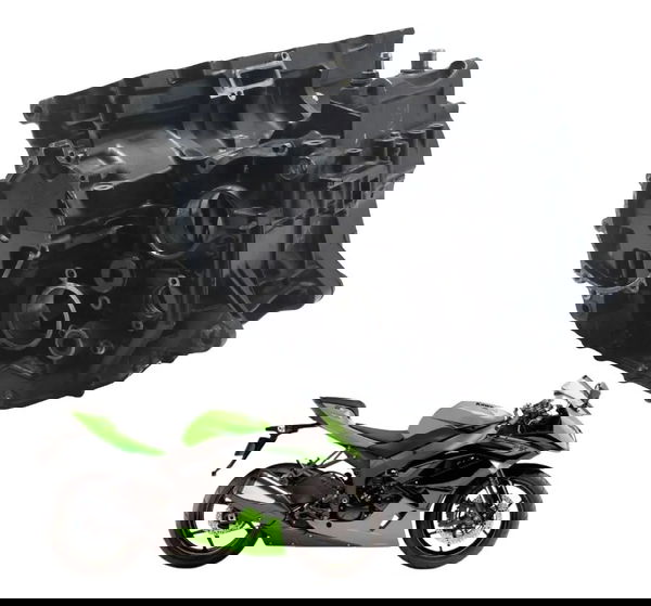 Carcaça Bloco Motor Nfe Baixa Kawasaki Zx6r 08-12 Original