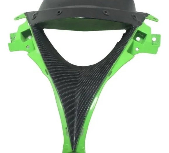 Carenagem Frontal C/ Detalhe Kawasaki Zx6r 08-12 Original Preto