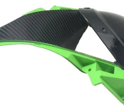 Carenagem Frontal C/ Detalhe Kawasaki Zx6r 08-12 Original Preto