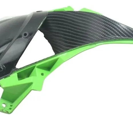 Carenagem Frontal C/ Detalhe Kawasaki Zx6r 08-12 Original Preto