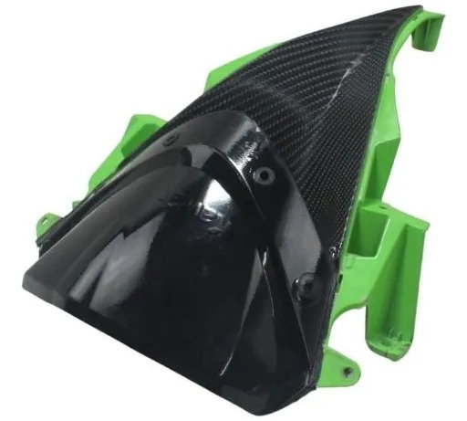 Carenagem Frontal C/ Detalhe Kawasaki Zx6r 08-12 Original Preto