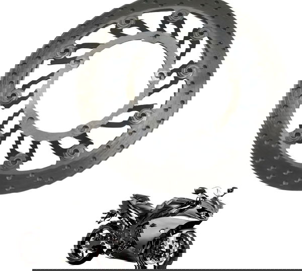 Disco Freio Dianteiro Esquerdo Yamaha Yzf R1 09-15 Original