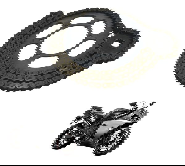 Kit Relação Yamaha Yzf R1 09-15 Original Preto