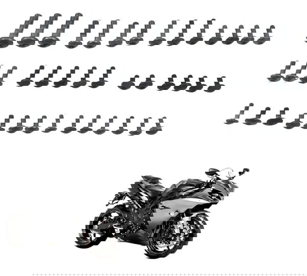 Kit Parafuso Carenagem Yamaha Yzf R1 09-15 Original