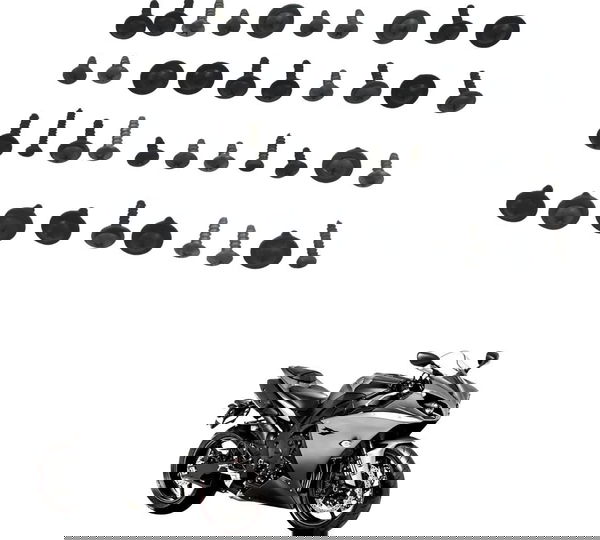 Kit Parafuso Soberbos Yamaha Yzf R1 09-15 Original