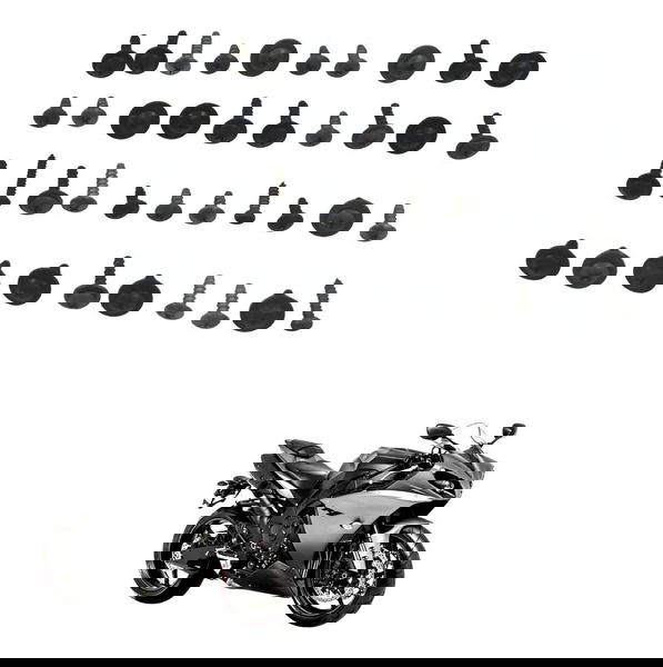 Kit Parafuso Soberbos Yamaha Yzf R1 09-15 Original