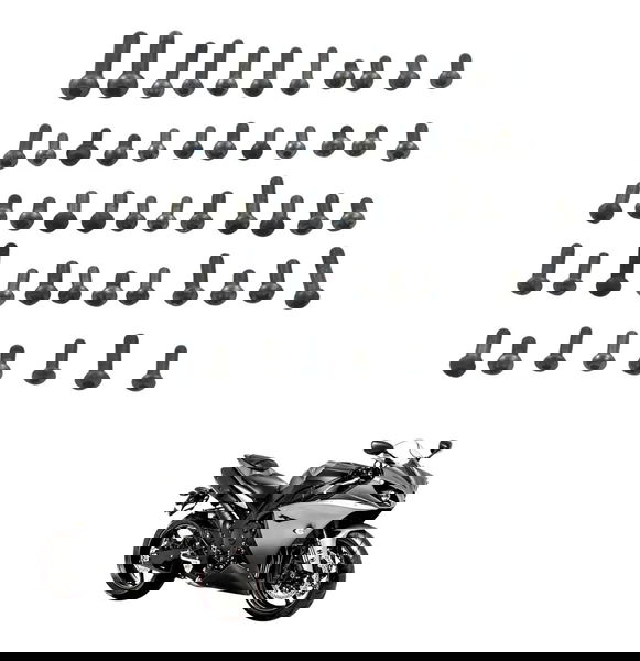 Kit Parafuso Motor Diversos Yamaha Yzf R1 09-15 Original