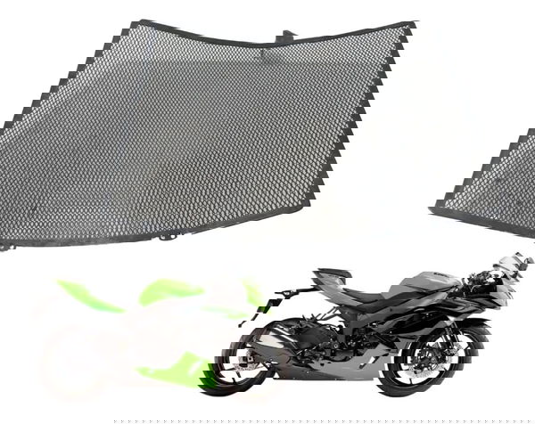 Grade Proteção Radiador Kawasaki Zx6r 08-12 Preto