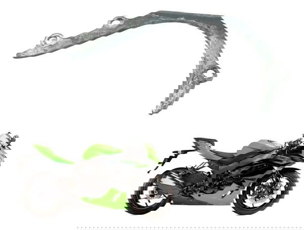 Guia Tampa Pinhão C/ Avaria Kawasaki Zx6r 08-12 Original Cinza