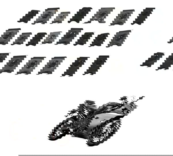 Kit Presilhas Carenagem Yamaha Yzf R1 09-15 Original