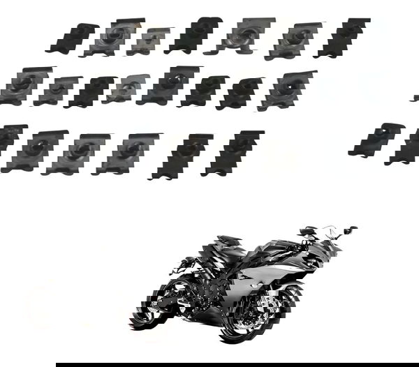 Kit Presilhas Carenagem Yamaha Yzf R1 09-15 Original