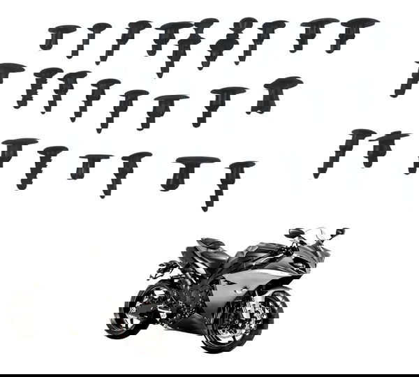 Kit Parafuso Plástico Carenagem Yamaha Yzf R1 09-15 Original