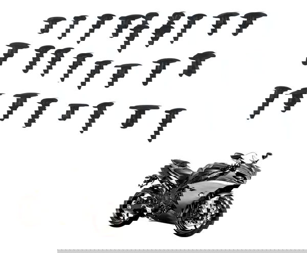 Kit Parafuso Plástico Carenagem Yamaha Yzf R1 09-15 Original