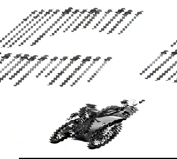 Kit Parafuso Motor Yamaha Yzf R1 09-15 Original