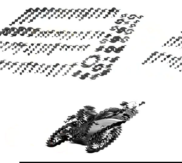 Kit Parafuso Diversos Yamaha Yzf R1 09-15 Original