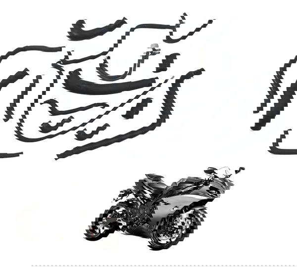 Kit Mangueiras Yamaha Yzf R1 09-15 Original