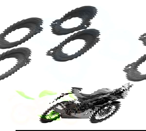 Jogo Coletor Admissão Kawasaki Zx6r 08-12 Original