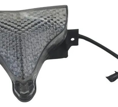 Lanterna Traseira C/ Pisca Embutido Yamaha Yzf R1 09-15 Cinza