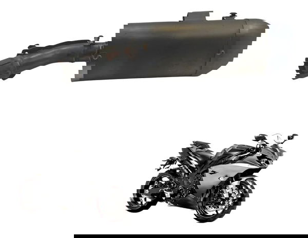 Ponteira Escape Direita Yamaha Yzf R1 09-15 Original