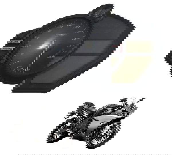 Painel (39.900 Km) Yamaha Yzf R1 09-15 Original