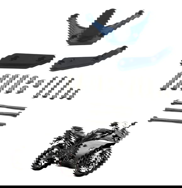 Protetor Motor C/ Detalhes Yamaha Yzf R1 09-15