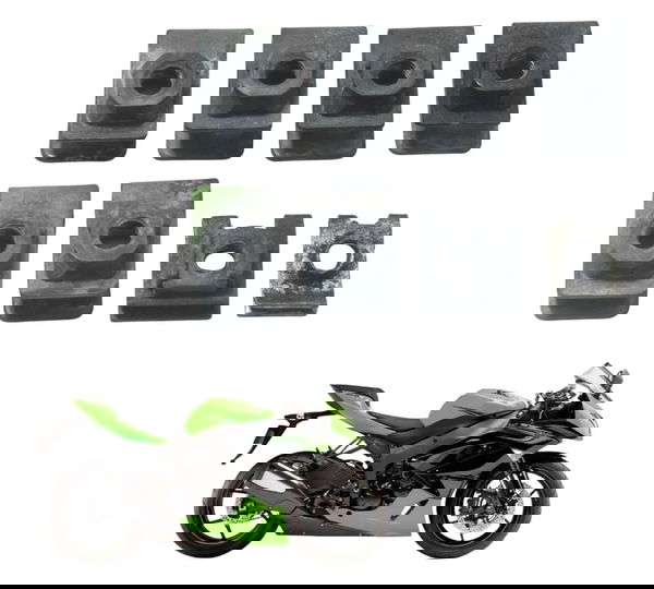 Kit Presilha Carenagem Kawasaki Zx6r 08-12 Original