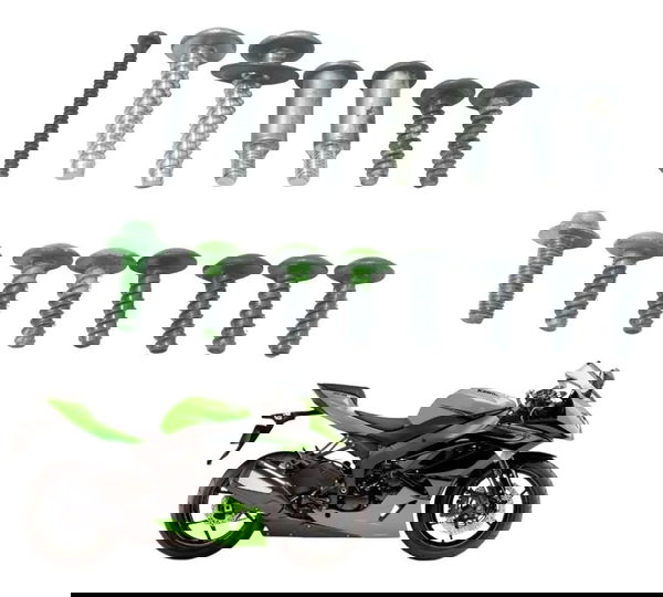 Kit Parafuso Soberbo Kawasaki Zx6r 08-12 Original