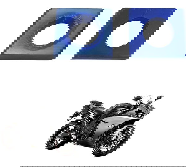 Par Esticador Corrente Yamaha Yzf R1 09-15 Original Azul