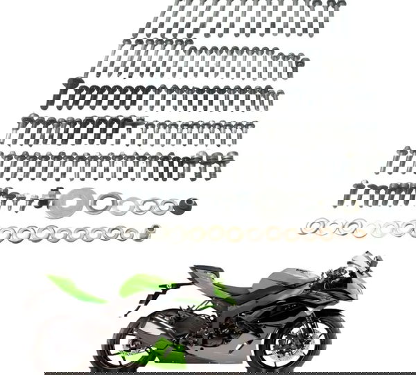 Kit Parafuso Motor Kawasaki Zx6r 08-12 Original