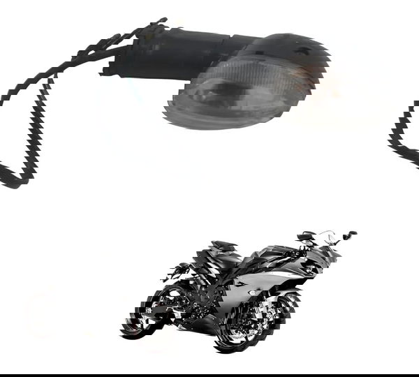 Pisca Dianteiro Direito Yamaha Yzf R1 09-15 Original Direito Preto