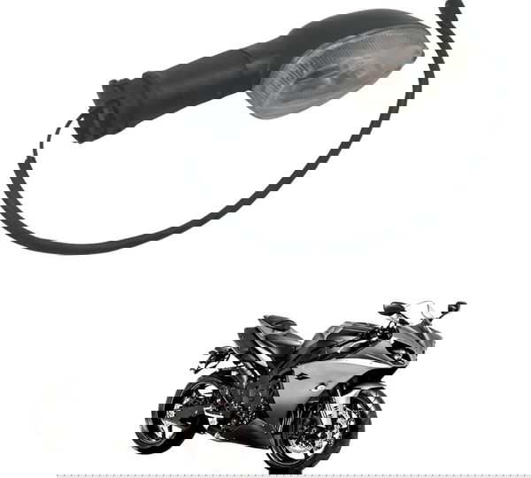 Pisca Dianteiro Esquerdo Yamaha Yzf R1 09-15 Original Esquerdo Preto