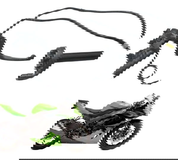 Jogo Cilindro Freio Acelerador Brembo Kawasaki Zx6r 08-12 Cinza