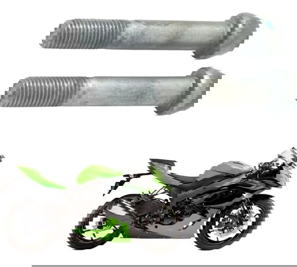 Par Parafuso Pinça Dianteira Kawasaki Zx6r 08-12 Original