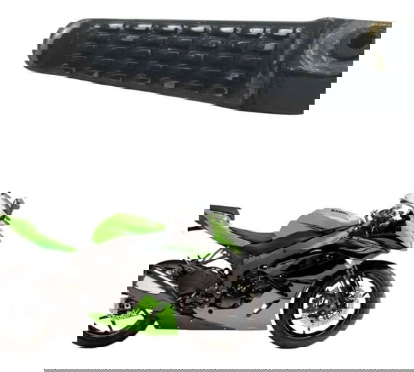 Pedaleira Traseira Esquerda C/ Deta Kawasaki Zx6r 08-12 Orig