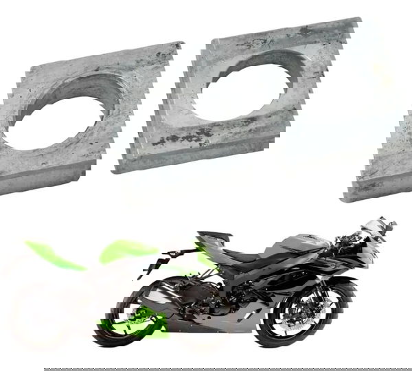 Par Esticador Corrente C/ Detalhes Kawasaki Zx6r 08-12 Origi