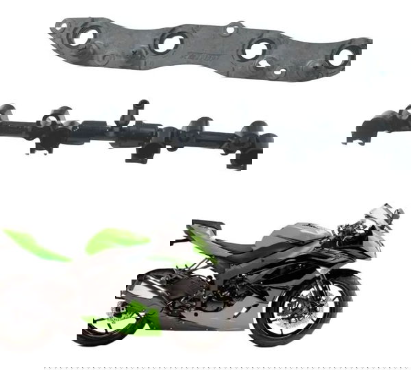 Par Flauta Injeção Alta Kawasaki Zx6r 08-12 Original