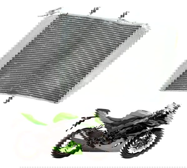 Radiador C/ Avaria Kawasaki Zx6r 08-12 Original