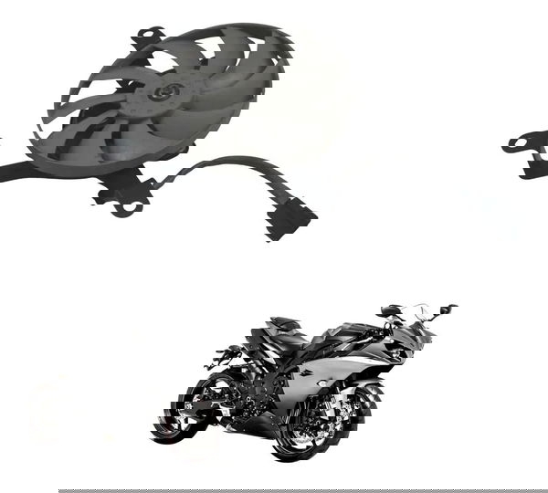 Ventoinha Radiador Direito Yamaha Yzf R1 09-15 Original