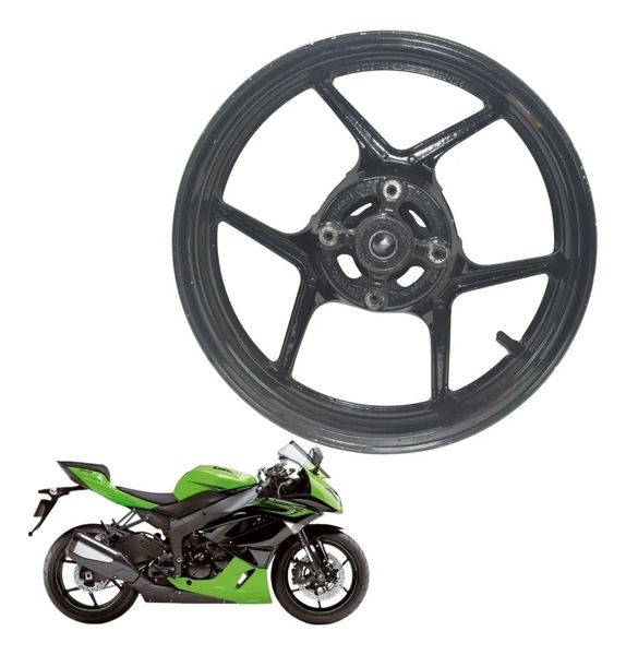 Roda Traseira Kawasaki Zx6r 08-12 Original Preto