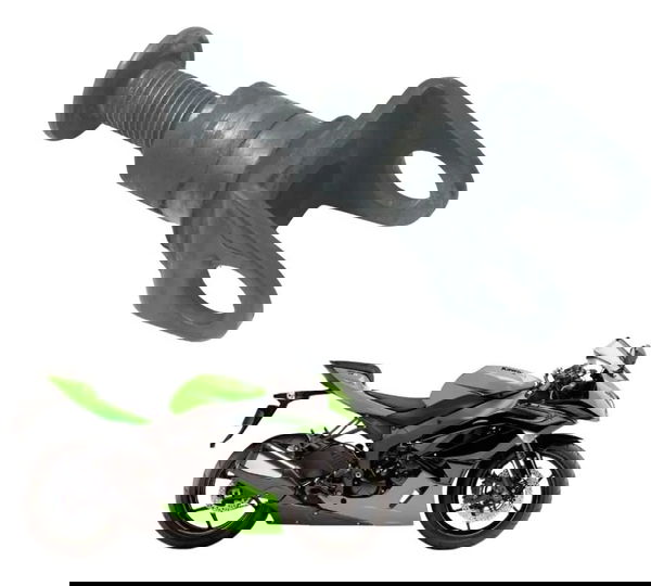 Suporte Pedaleira Dianteira Direita Kawasaki Zx6r 08-12 Orig Cinza-escuro