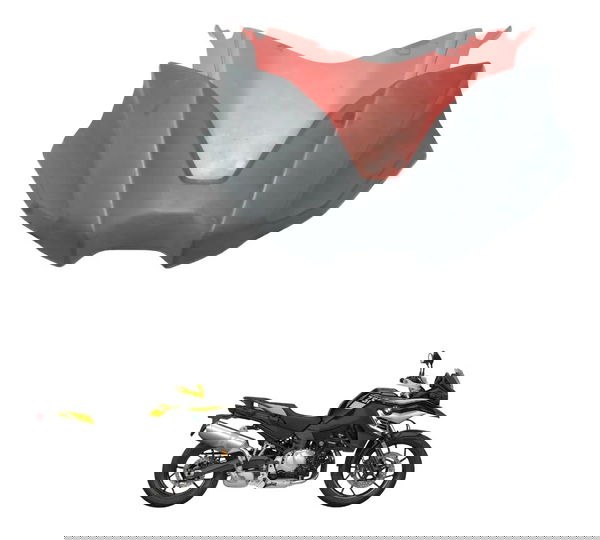 Carenagem Acabamento Bico Frontal Bmw F 750 Gs 18-22 Origi Preto