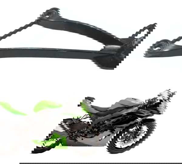 Suporte Pedaleira Tras Esq C/ Det Kawasaki Zx6r 08-12 Origin Preto