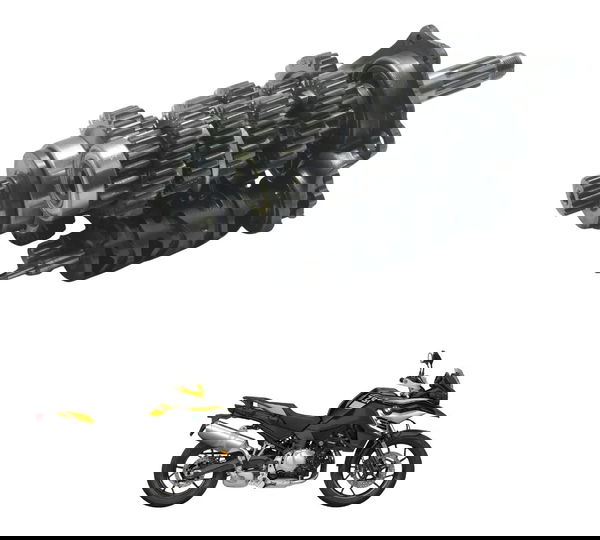 Caixa Marcha Câmbio Completa Bmw F 750 Gs 18-22 Original