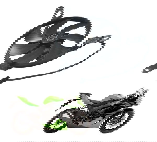 Ventoinha Radiador Kawasaki Zx6r 08-12 Original
