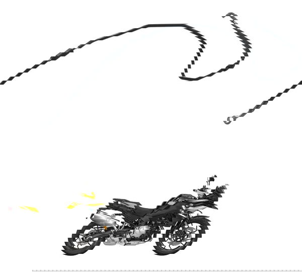 Flexivel Freio Dianteiro A Bmw F 750 Gs 18-22 Original