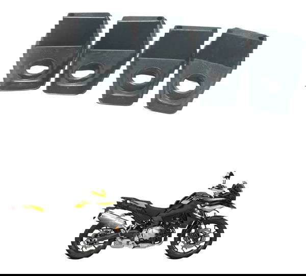 Jogo Acabamento Bagageiro Bmw F 750 Gs 18-22 Original